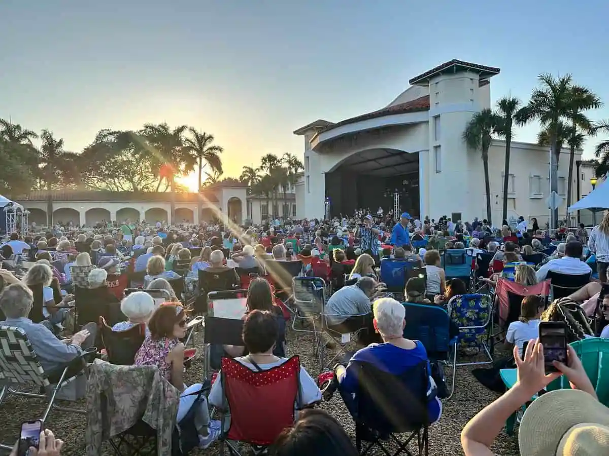 Sunset concert at Old School Square